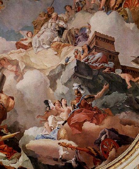 Giovanni Battista Tiepolo Apotheosis of Spain in Royal Palace of Madrid. Germany oil painting art